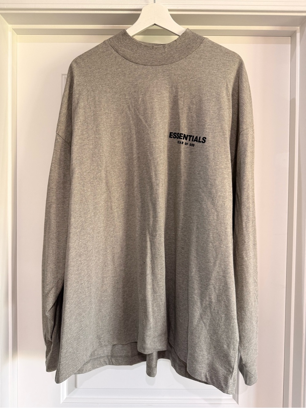 Fear of God Essentials Jersey Long Sleeve Grey Shirt